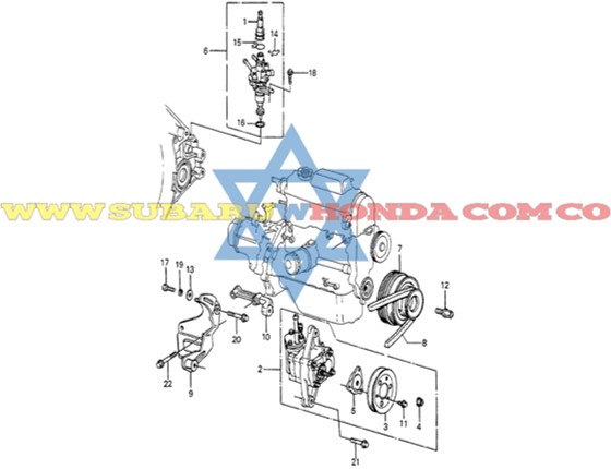 Bomba direccion Accord 1982