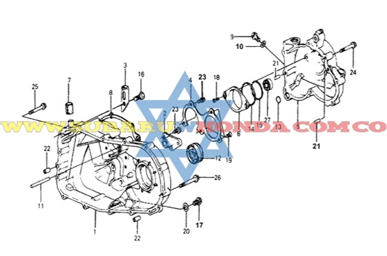 Caja de cambios Accord 1978