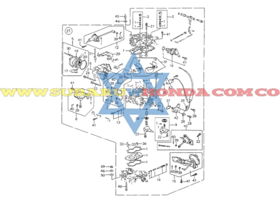 Carburador Honda Accord 1983