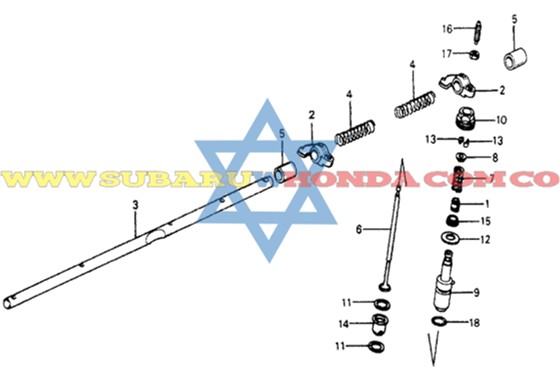 Cauchos sellos válvulas Accord 1977