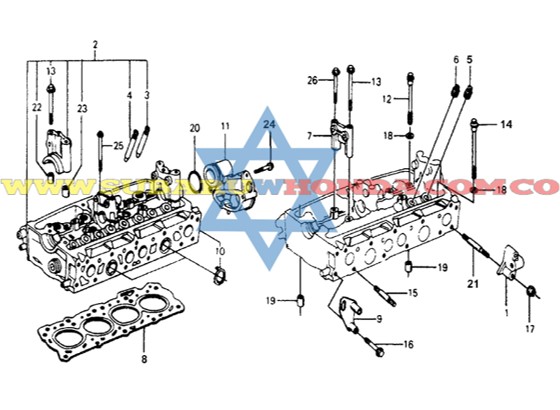 Culata Honda Accord 1980