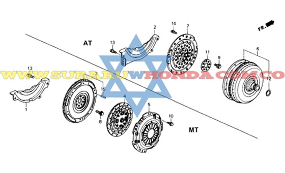 Disco clutch Accord 1990