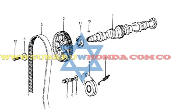 Eje de levas Accord 1978