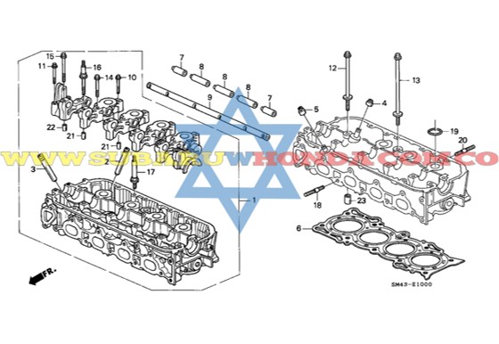 Empaque culata Accord 1990