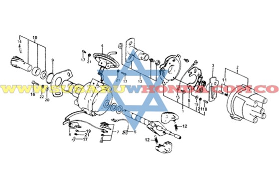 Escobilla distribuidor Accord 1977