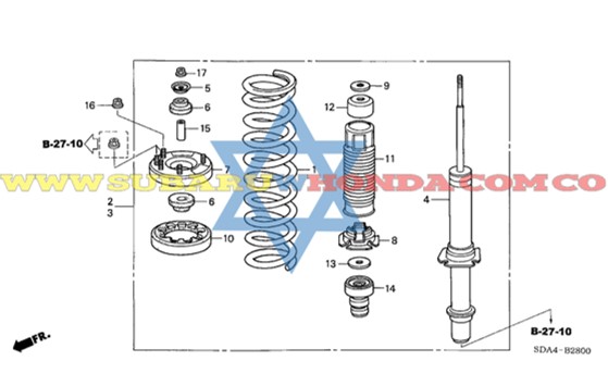 Espiral delantero Accord 2006