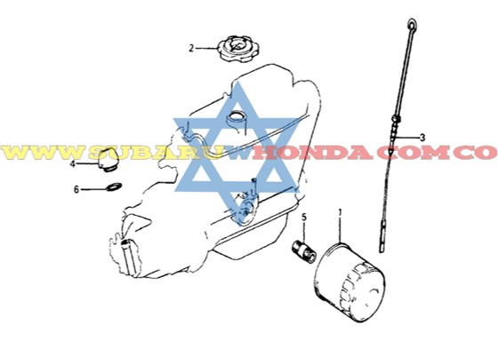 Filtro aceite Accord 1977