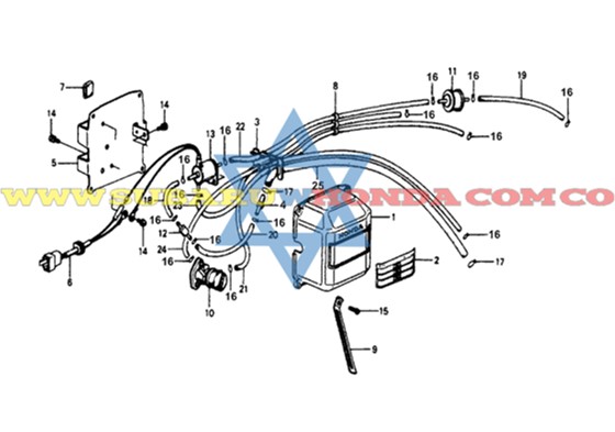 Filtro gasolina Accord 1980