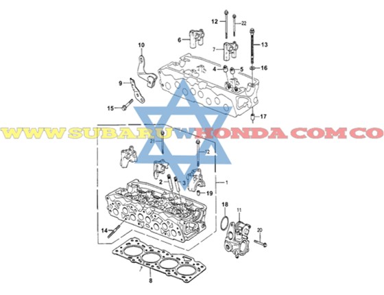 Guías válvulas Accord 1983
