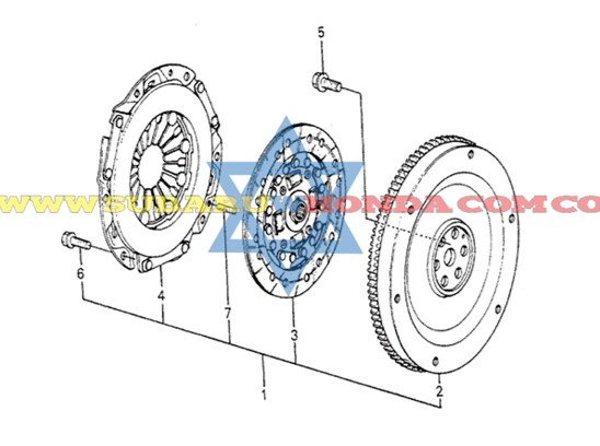 Kit de clutch Accord 1977