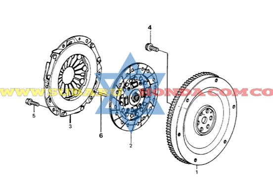 Kit de clutch Accord 1982