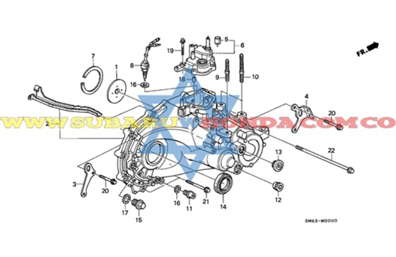 Retén caja Accord 1990