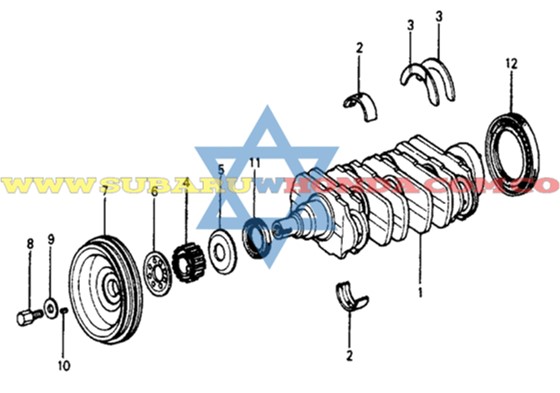 Retén cigueñal Accord 1978