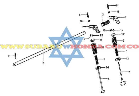 Válvulas admisión Accord 1977