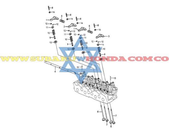 Válvulas admisión Accord 1983