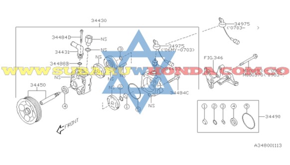 Bomba de direccion Tribeca 2007