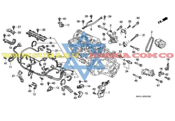 Correa alternador Accord 1992 catalogo