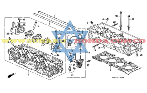 Culata Honda Accord 1997