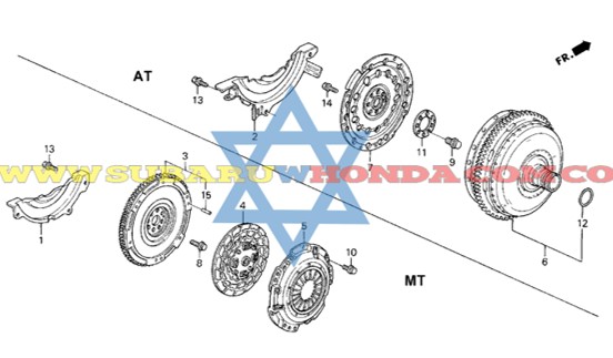 Disco clutch Accord 1996