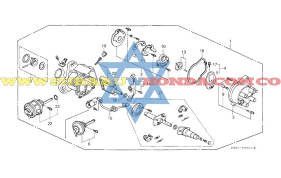 Escobilla distribuidor Accord 1991
