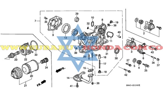 Filtro aceite Accord 1992