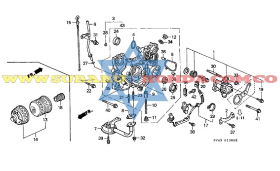 Filtro aceite Accord 1995