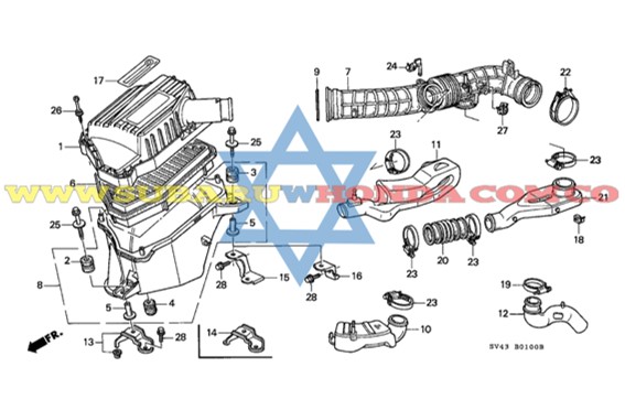 Filtro aire Accord 1996