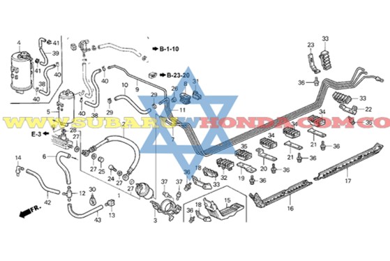 Filtro gasolina Accord 1997