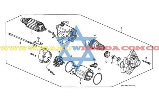 Motor arranque Accord 1995