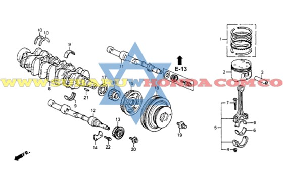 Pistones Honda Accord 1996