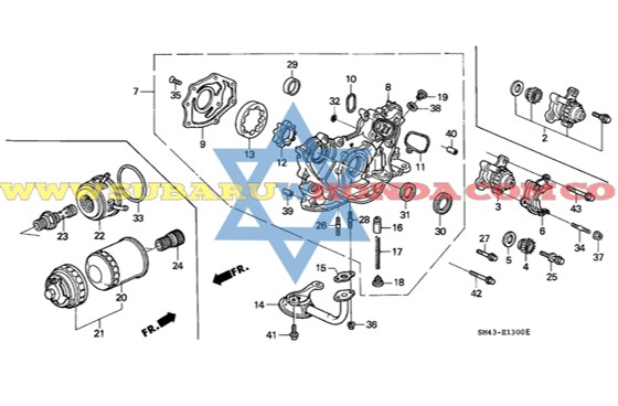 Retén bomba aceite Accord 1993
