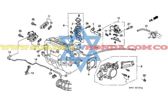 Sensor TPS Accord 1991