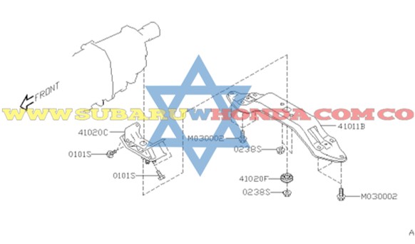 Soporte caja Tribeca 2008
