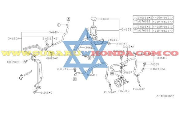 Tarro auxiliar dirección Tribeca 2008