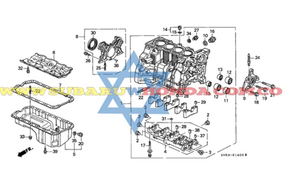 Tres cuartos 3/4 Accord 1997