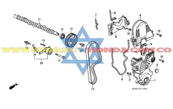 Correa repartición Civic 1997
