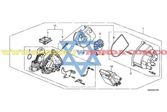 Escobilla distribuidor Civic 1997