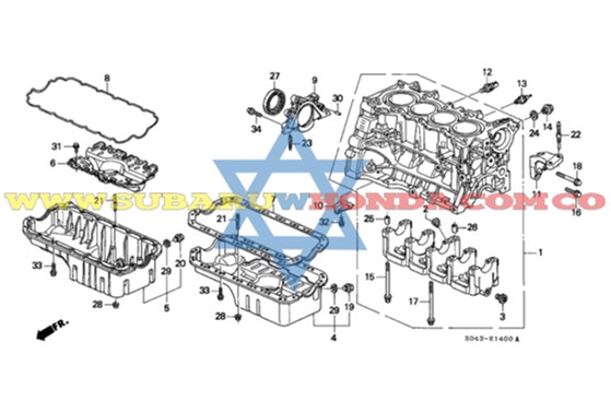 Pera de aceite Civic 1998