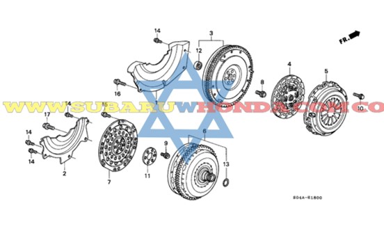 Prensa clutch Civic 1998