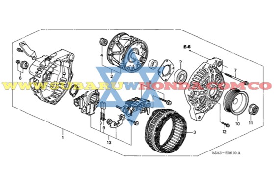 Alternador Honda Civic 2004