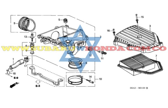 Filtro de aire Civic 2002
