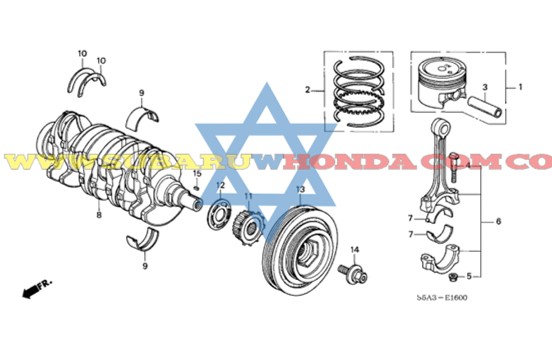 Pistones Honda Civic 2005