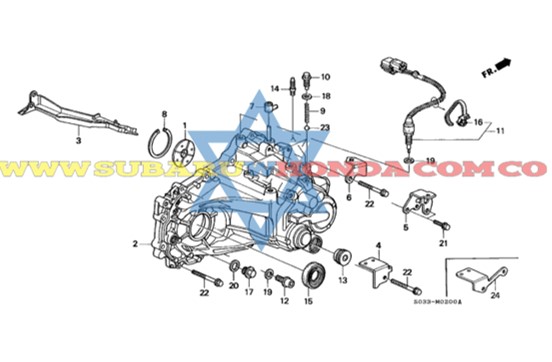 Retén caja Civic 1999