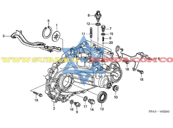 Retén caja Civic 2003