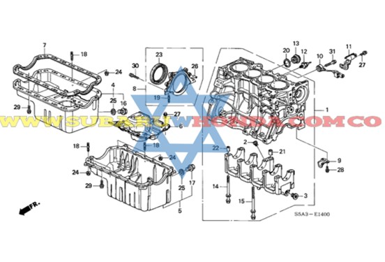Retén volante Civic 2001