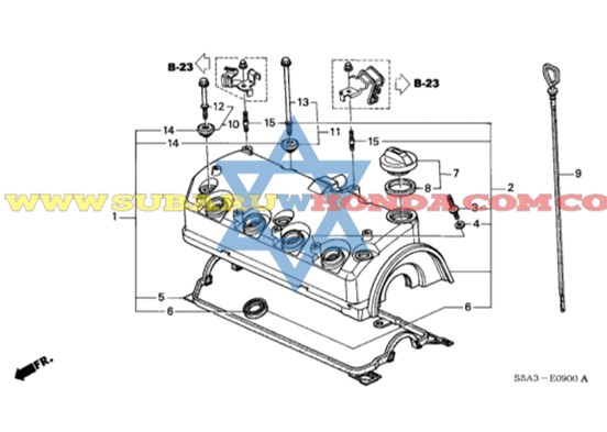 Tapa llenado aceite Civic 2001