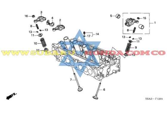 Válvulas admisión Civic 2005