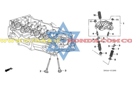 Válvulas admisión Civic 2009