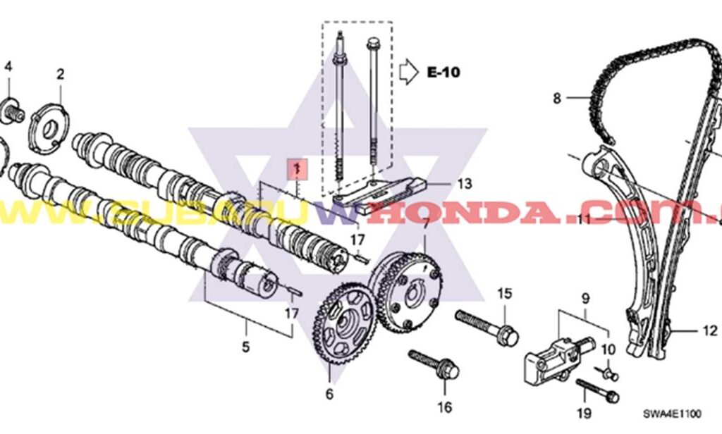 Arbol de levas Honda CRV 2012