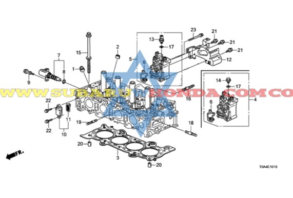 Cauchos válvulas Honda CRV 2012